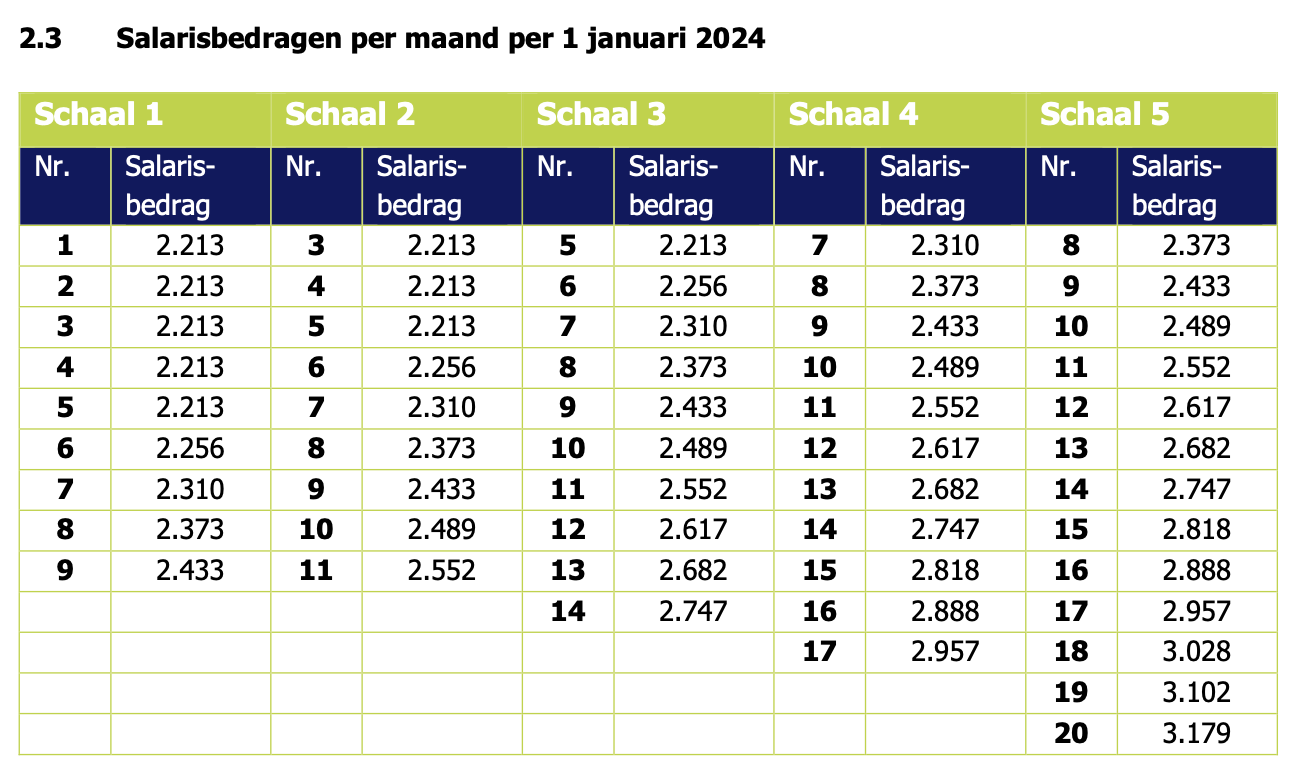 Salarisschalen invoeren in 5 stappen Ondernemen Met Personeel